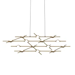 Подвесная люстра DeLight Collection Molecular MD18001067-14A black/gold
