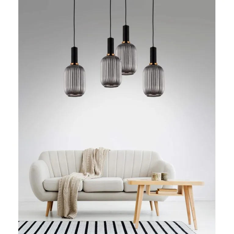 Подвесной светильник Lumina Deco Rico LDP 1218-1 GY+BK в Нижнем Новгороде