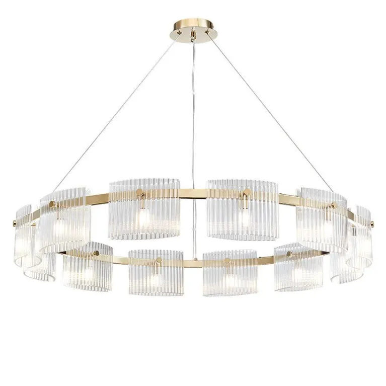 Подвесная люстра Newport 4539+3/S gold М0066742 в Нижнем Новгороде