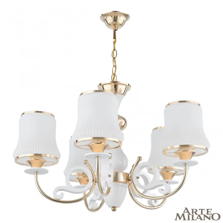 Подвесная люстра Arte Milano Florentia-1097 301097/5 Wh/Gd в Нижнем Новгороде