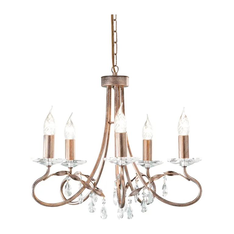 Подвесная люстра Elstead Lighting Christina CRT5-SILVER-GOLD в Нижнем Новгороде