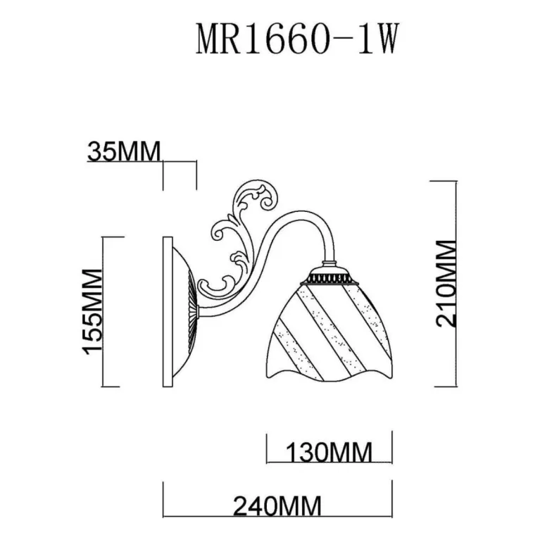 Бра MyFar Nicole MR1660-1W в Нижнем Новгороде