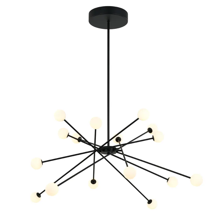 Люстра на штанге DeLight Collection MD19001025-16A black в Нижнем Новгороде