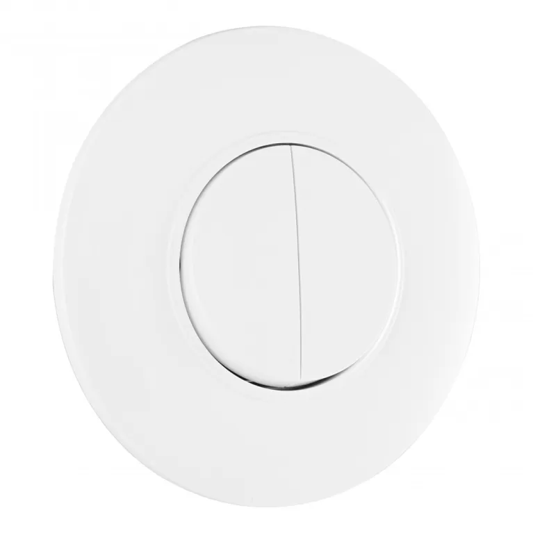 Выключатель круглый двухклавишный с рамкой Arte Milano SET08-1-30-2 white в Нижнем Новгороде