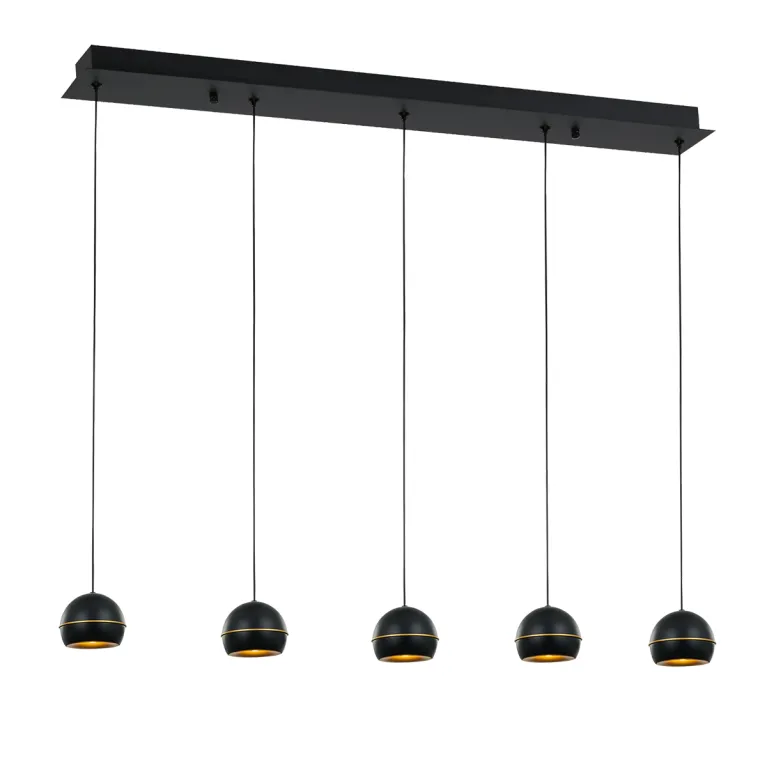 Подвесная люстра DeLight Collection MD21001034-5B black/gold в Нижнем Новгороде