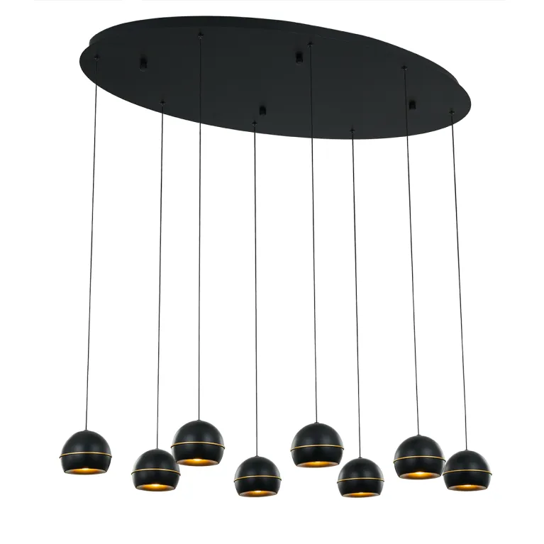 Подвесная люстра DeLight Collection MD21001034-8A black/gold в Нижнем Новгороде
