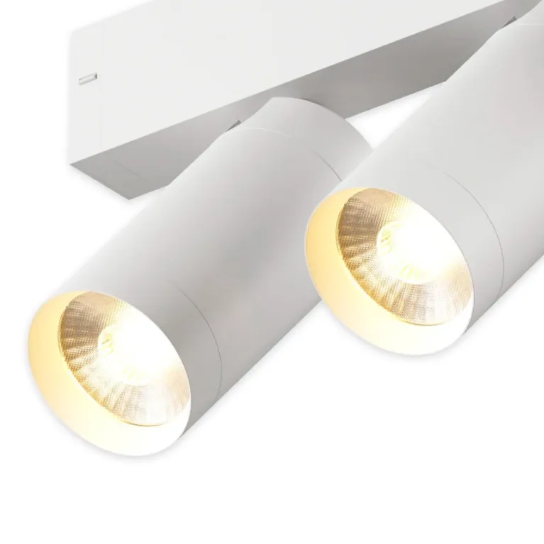 Трековый однофазный светильник AM Group Plain Opal AM590 2X10W 4000K WH в Нижнем Новгороде