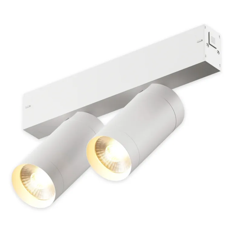 Трековый однофазный светильник AM Group Plain Opal AM590 2X10W 4000K WH в Нижнем Новгороде