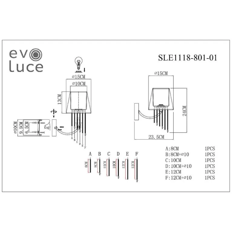 Бра Evoluce Alluria SLE1118-801-01 в Нижнем Новгороде