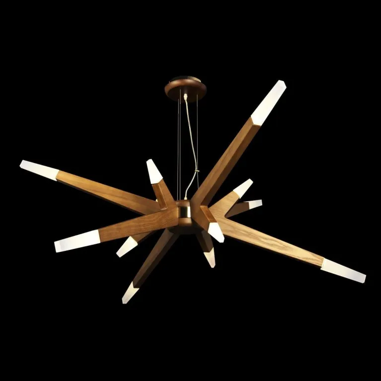Подвесная светодиодная люстра Loft IT Glowworm 10160 Dark wood в Нижнем Новгороде