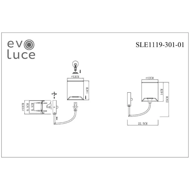 Бра Evoluce Ellisse SLE1119-301-01 в Нижнем Новгороде