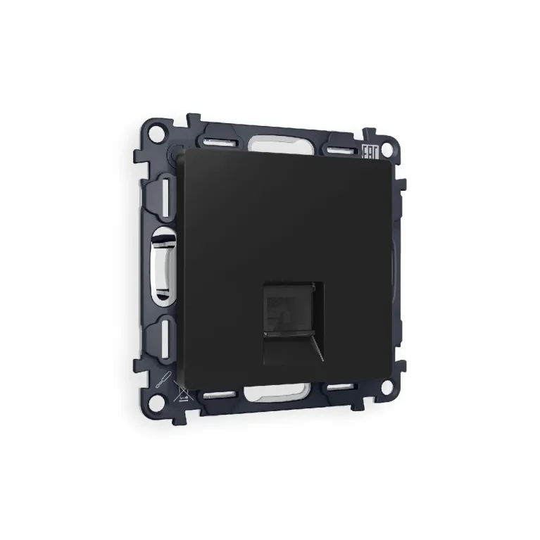 Комплект механизма компьютерной розетки RJ-45(8P8C) CAT6 со шторкой Ambrella Volt Alfa MA812010 в Нижнем Новгороде