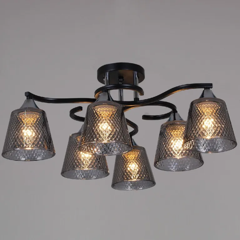 Потолочная люстра Reluce 06089-0.3-06 BK+CR в Нижнем Новгороде