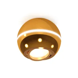 Накладной поворотный светильник с дополнительной подсветкой Ambrella Light Techno XS1105011 (C1105, 