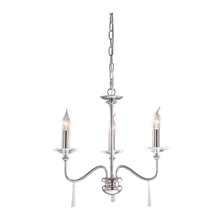 Подвесная люстра Elstead Lighting Finsbury park FP3-POL-NICKEL в Нижнем Новгороде