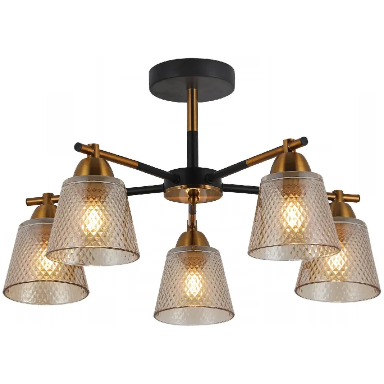 Люстра на штанге Illumico IL8226-5COU-79 BK GD в Нижнем Новгороде