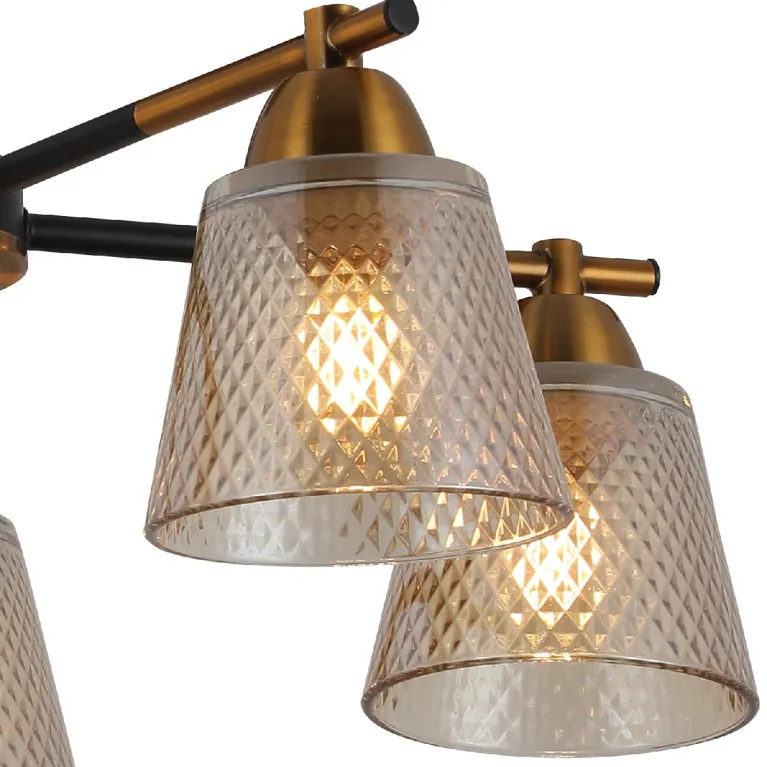 Люстра на штанге Illumico IL8226-5COU-79 BK GD в Нижнем Новгороде