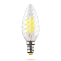 Лампа светодиодная филаментная Voltega E14 6W 2800К прозрачная VG10-CC1E14warm6W-F 7027