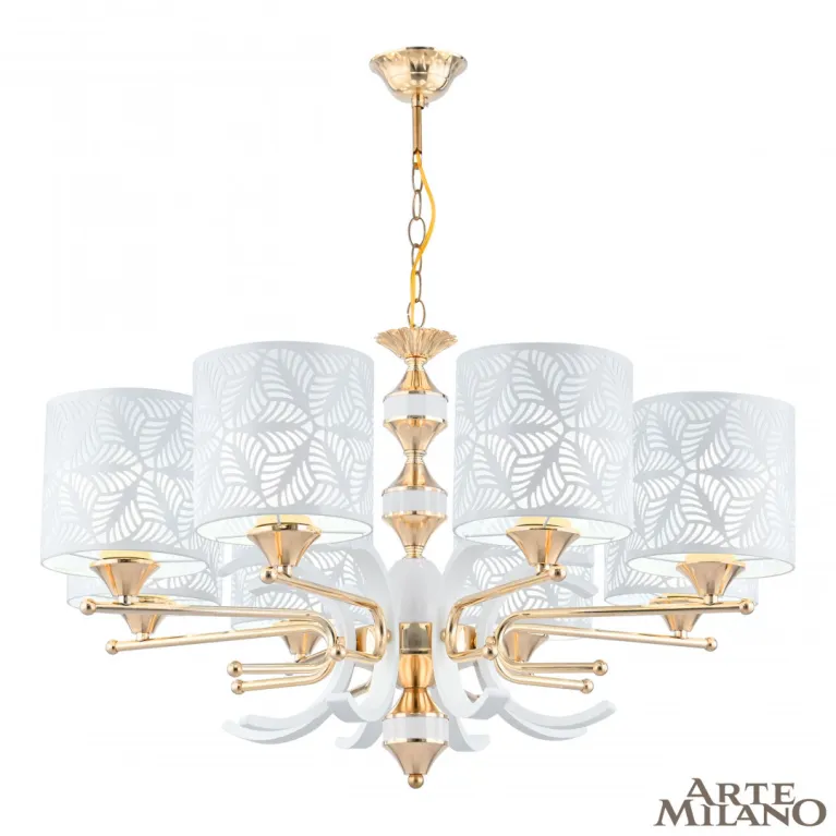 Подвесная люстра Arte Milano Florentia-2097 302097/8 Wh/Gd в Нижнем Новгороде