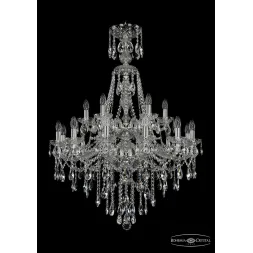 Подвесная люстра Bohemia Ivele 1415/12+6/300/XL-114/2d/Ni