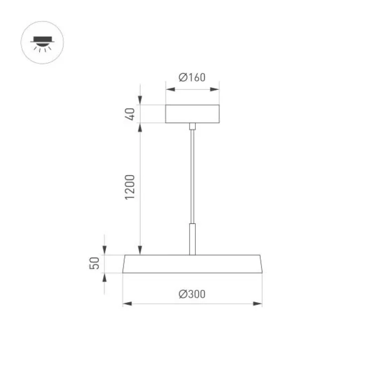 Подвесной светодиодный светильник Arlight Sp-Elegant-R300-17W Day4000 033919 в Нижнем Новгороде