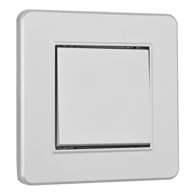 Выключатель одноклавишный Arte Milano SET16-1-30-1 silver в Нижнем Новгороде