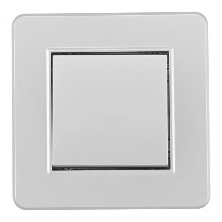 Выключатель одноклавишный Arte Milano SET16-1-30-1 silver в Нижнем Новгороде