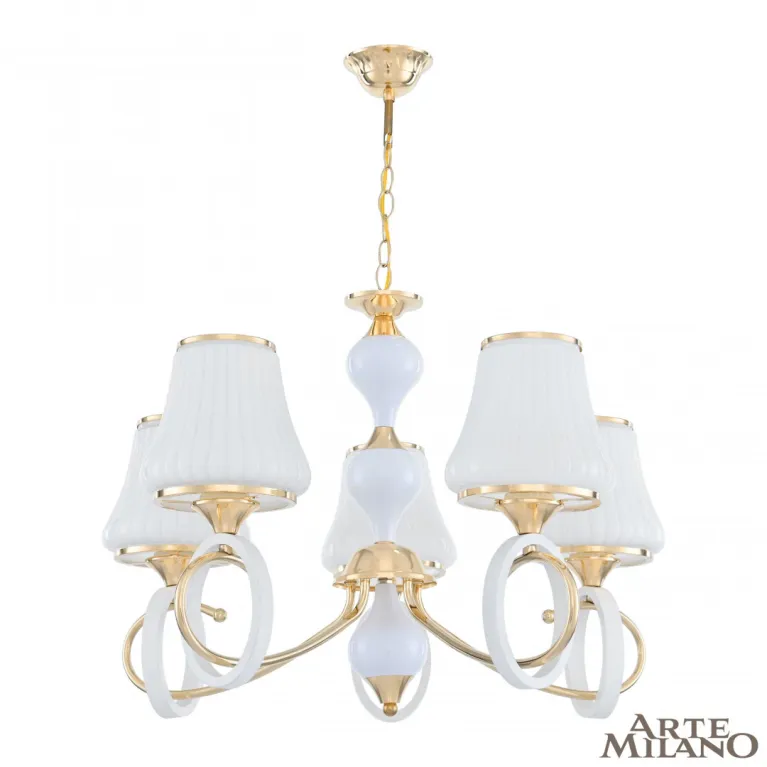 Подвесная люстра Arte Milano Florentia-2387 302387/5 Wh/Gd в Нижнем Новгороде