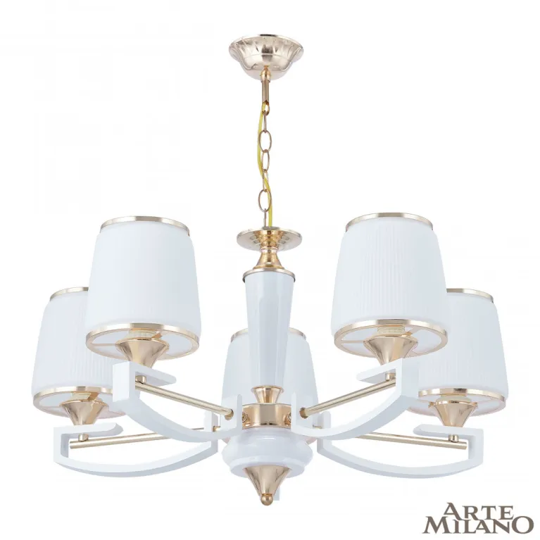 Подвесная люстра Arte Milano Florentia-2457 302457/5 Wh/Gd в Нижнем Новгороде