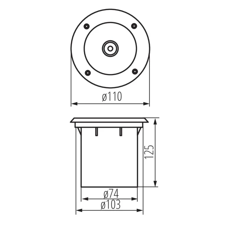 Грунтовый светильник Kanlux MORO N IG-20 18194 в Нижнем Новгороде