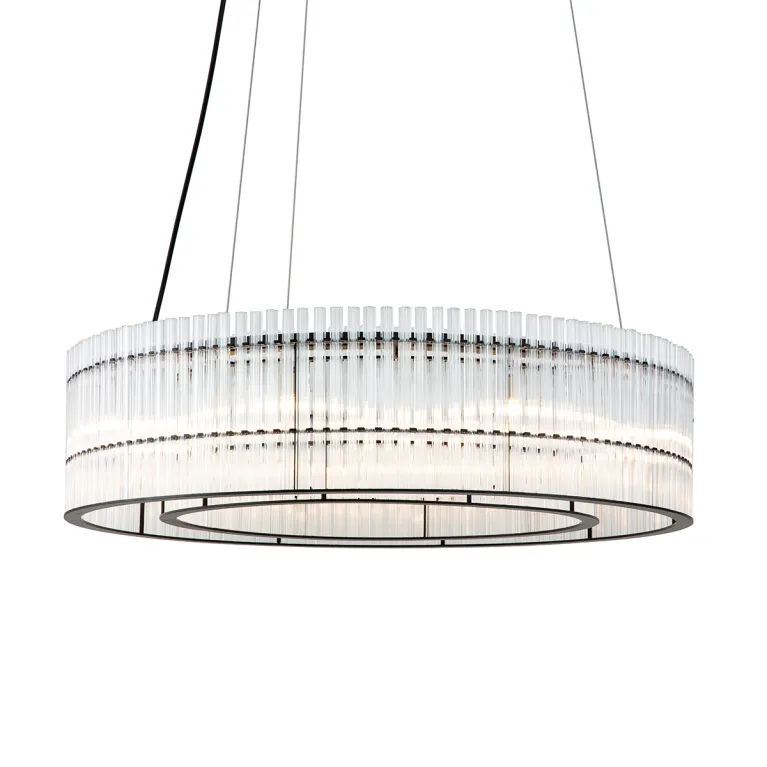 Подвесная люстра Delight Collection 771198 (KM1293P-8) black/clear в Нижнем Новгороде