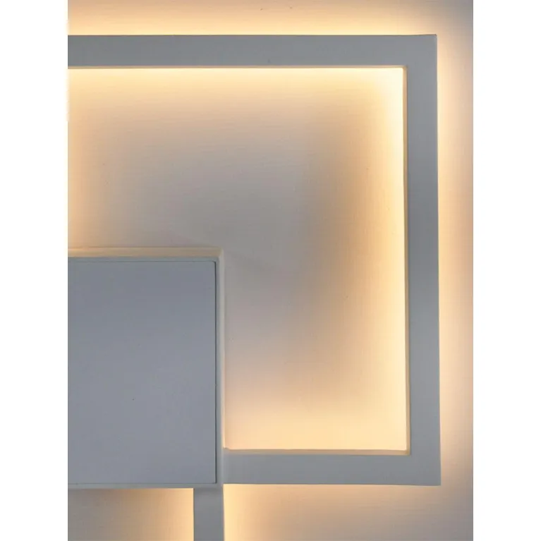 Настенный светодиодный светильник Elvan GW-46220/2SQ-20W-WW-Wh в Нижнем Новгороде