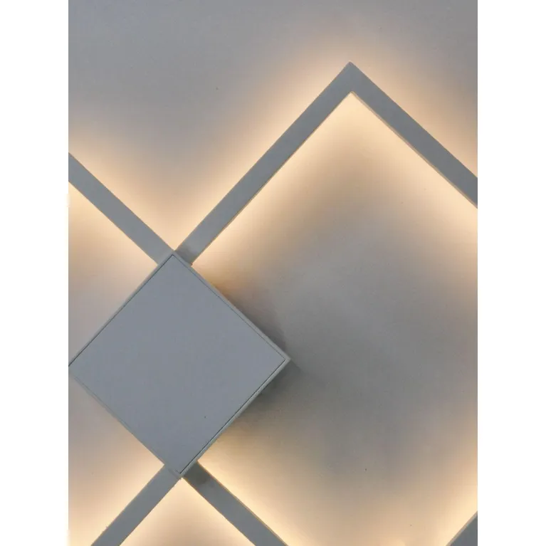 Настенный светодиодный светильник Elvan GW-46220/2SQ-20W-WW-Wh в Нижнем Новгороде
