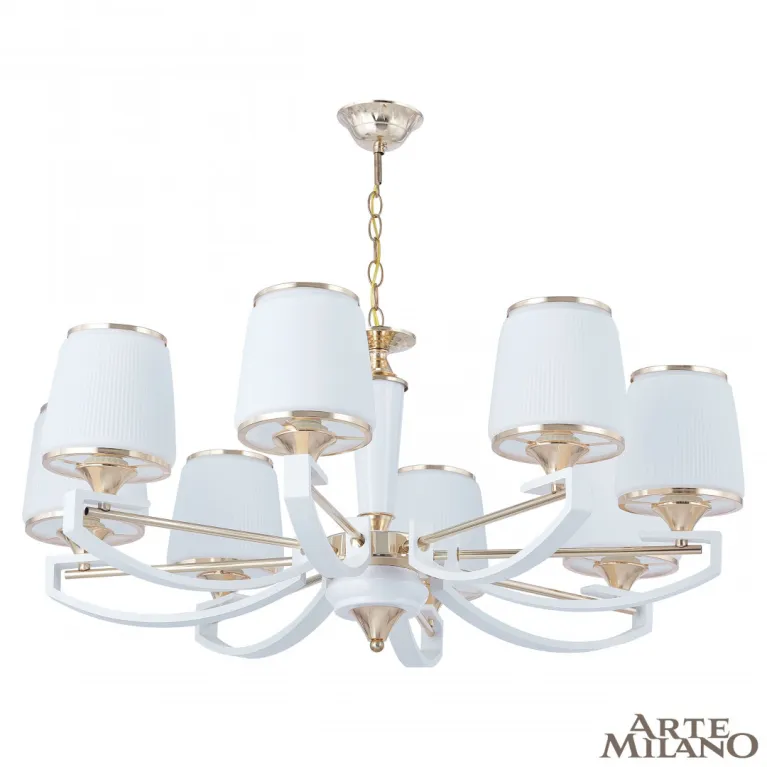 Подвесная люстра Arte Milano Florentia-2457 302457/8 Wh/Gd в Нижнем Новгороде