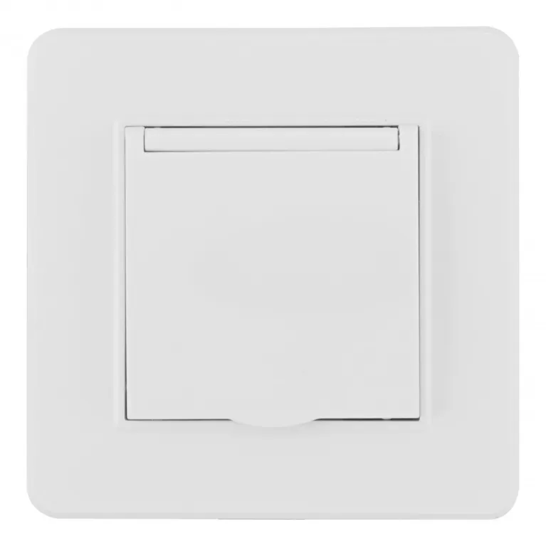 Комплект розетки с/з и шторками, защитной крышкой и рамкой Arte Milano SET16-1-41-1 white в Нижнем Новгороде