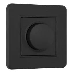 Диммер с рамкой Arte Milano SET16-1-48-1 black