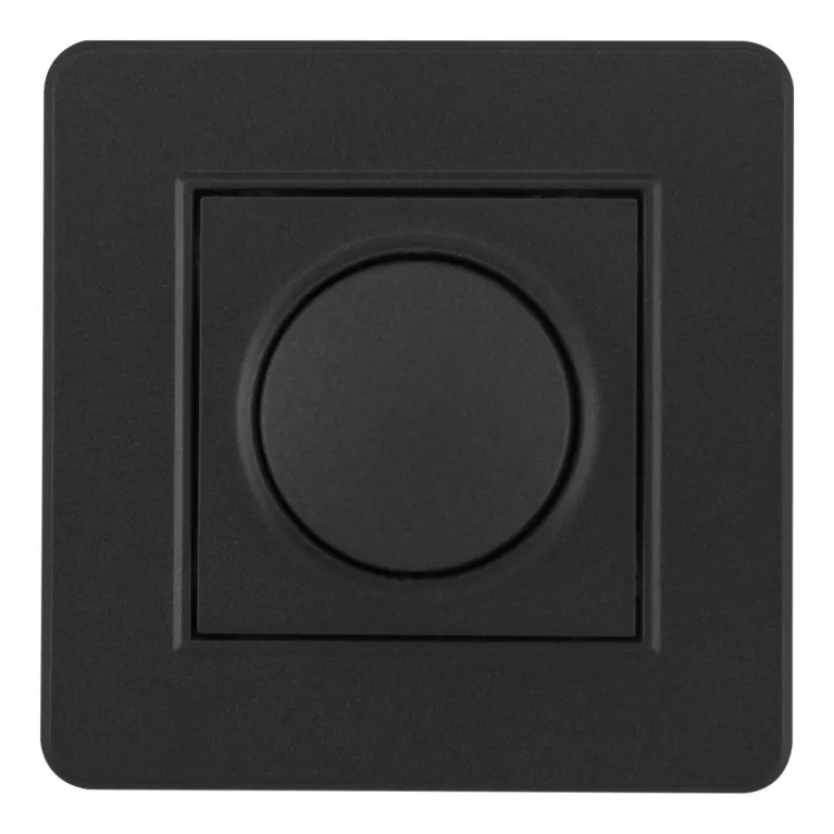 Диммер с рамкой Arte Milano SET16-1-48-1 black в Нижнем Новгороде