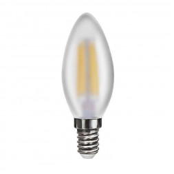 Лампа светодиодная филаментная Voltega E14 6W 4000К матовая VG10-C2E14cold6W-F 7045