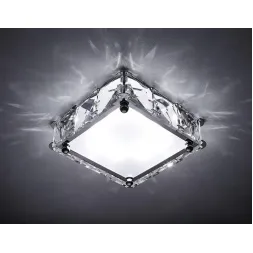 Встраиваемый светодиодный светильник Ambrella light Led S50 CH/W 4W 4200K LED