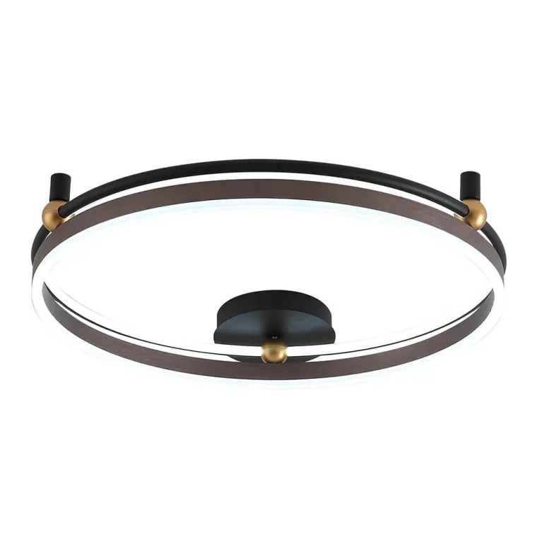 Потолочный светодиодный светильник Crystal Lux Fernando PL72W Led Coffee/Black в Нижнем Новгороде