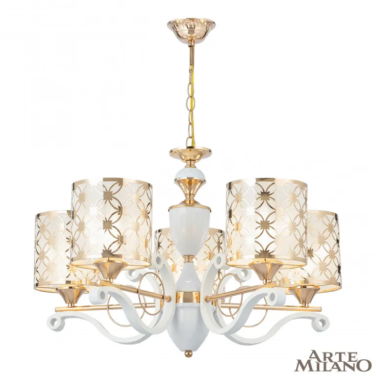 Подвесная люстра Arte Milano Florentia-3097 303097/5 Wh/Gd в Нижнем Новгороде