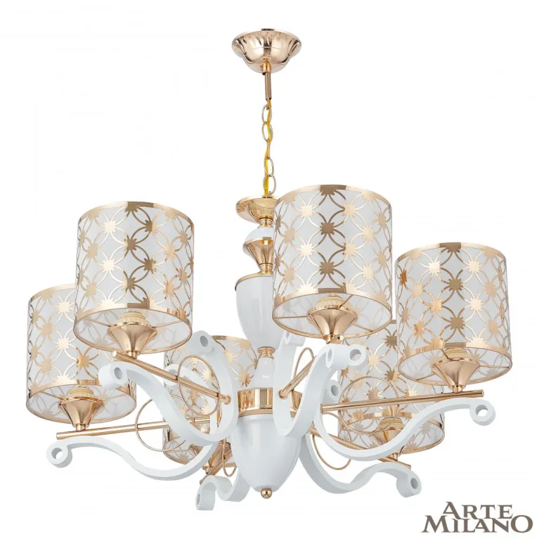 Подвесная люстра Arte Milano Florentia-3097 303097/6 Wh/Gd в Нижнем Новгороде