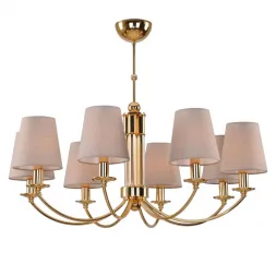Люстра на штанге Crystal lux CAMILA SP8 GOLD