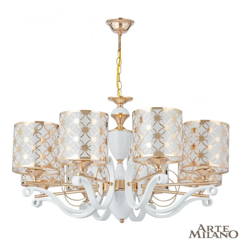 Подвесная люстра Arte Milano Florentia-3097 303097/8 Wh/Gd в Нижнем Новгороде
