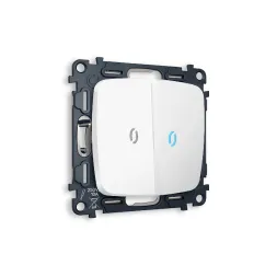 Комплект механизма 2-кл проходного выключателя с подсветкой Ambrella Volt Omega MO124040