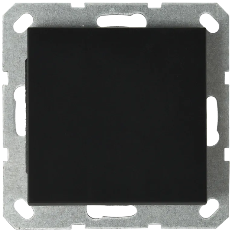 Звонковый механизм Jasmart в комплекте с накладкой 10A 250V черный матовый (soft touch) G3010PB в Нижнем Новгороде