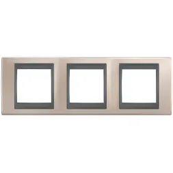Рамка 3-постовая Schneider Electric Unica Top MGU66.006.296