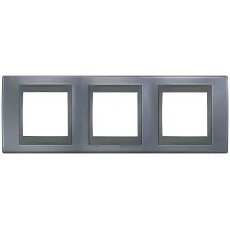 Рамка 3-постовая Schneider Electric Unica Top MGU66.006.297