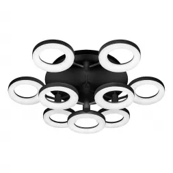 Потолочная светодиодная люстра iLedex Jomo FS-014-X9 108W BK