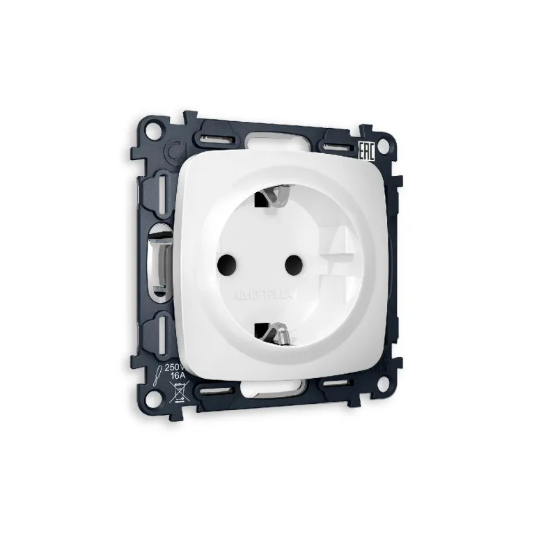 Комплект механизма розетки с/з со шторками Ambrella Volt Omega MO127010 в Нижнем Новгороде